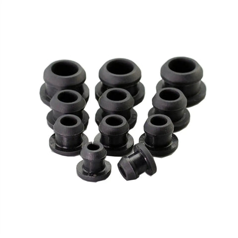 10 Piece Silicone Rubber Snap On Plugs Hole Caps With High O Ring Assortment Kit For Sealing Pipelines Industrial Equipment Automotive Systems And Food Processing Temperature Resistant From Minus 40C To 250C black silicone plugs