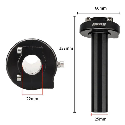 High Sensitivity Motorcycle Throttle Assembly With Short Stroke For Light, Precise Control On Dirt Bike And Motocross, 137mm length
