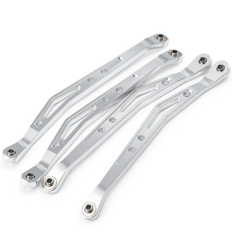 8 Piece Aluminum Alloy Chassis Linkage Rod Arm Set Upper And Lower Suspension Linkage For 1 By 10 Axial Wraith 90018 RC Car Upgrades Durable