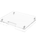 Smooth Operator Coffee Tray With Comfortable Pull Handle And Sturdy Rubber Wheel Base For Countertop Espresso Bar No Sweat Rolling Platform Easy Reach Counter Upgrade clear acrylic platform