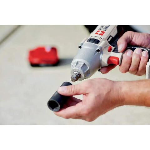20V Max Impact Wrench Half Inch Hog Ring Chuck With Variable Speed Trigger For Precision Control 260 FTLBS Torque And 1650 RPM