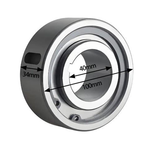 CK A35100 Overrunning Clutch One Way Bearing Wedge Type Roller Free Wheel Unit, 100mm diameter, 34mm width, precision engineering.