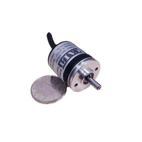 Ultra Compact GHS30 Open Collector NPN Output Rotary Encoder With 4mm Shaft, 100 To 1024 Pulses Per Revolution, 500 PPR, Built For Tight Spaces, Dope For DIY Robotic Projects And Precise Motion Sensing, compact metal encoder with shaft