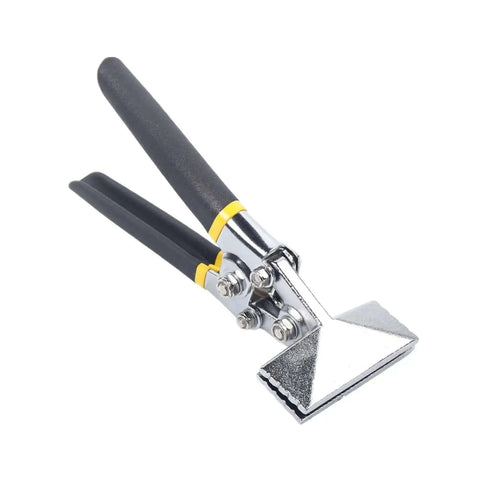 2 Piece Sheet Metal Bending Pliers Set With Three And One Quarter Inch Flat Jaw for metalwork, featuring durable steel construction.