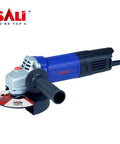 Blue and black angle grinder equipped with a 400 Pack 4 1/2 Inch Cut Off Wheels For Angle Grinder Stainless Steel Disc