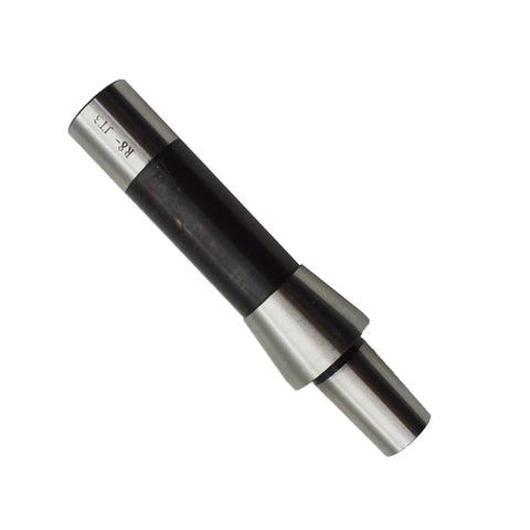 Heavy Duty R8 To JT3 Drill Chuck Arbor Reducer Adapter Fits Bridgeport Style Mills and Lathes, steel construction for durability.