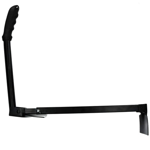 Built Like A Tank Adjustable Brick Lifter Tongs With Auto Closing Jaws side view showing handle and lifting mechanism for blocks