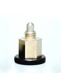 Top Shelf M8 Indexing Plunger No Locking Nut Required Built Tough With Dead Nuts Precision And Slick Finish Ideal For Heavy Duty Mechanical Projects And Shop Floor Grind Work Pro Level Hardware You Can Trust top view of hexagon indexing plunger with metal core and rounded tip