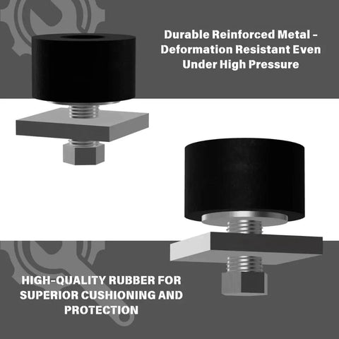 Heavy Duty Trolley Roller Stopper For 1-5/8 Inch Unistrut Channel Quick Install With Impact Resistant Rubber Wheel close-up