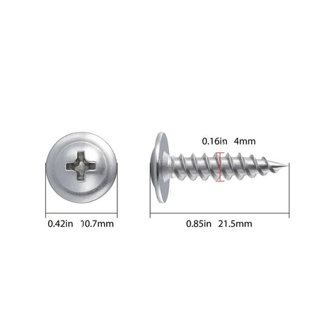 Must Have DIY Screw Kit For Home Projects No 8 Self Tapping Sheet Metal Screws And No 8 Phillips Truss Head Wood Screws In Stainless Steel Plus 1 Inch Wall Nails Zinc Drywall Screws And Drywall Anchors Assortment Kit