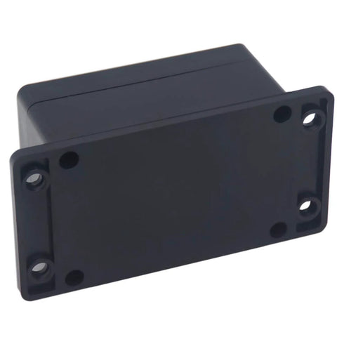 Black IP65 waterproof project box for outdoor electronics