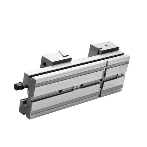Heavy-Duty 6-Inch Bench Vise Rock Solid Alloy Steel Clamping Fixture With Wide Jaw Opening For CNC Milling Grinding Machine.