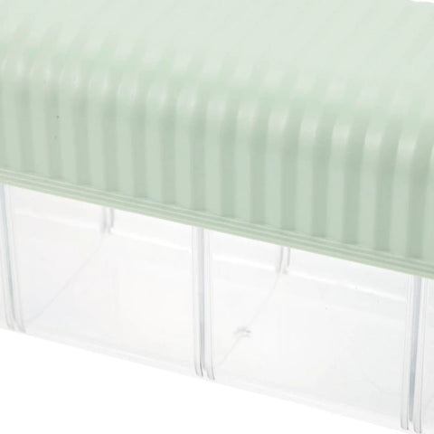 Slick Hanging Underwear Organizer Drawer Box For Socks Storage With Durable Wall Mount Hooks And Heavy Duty Plastic, top view