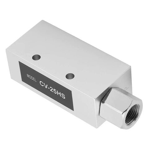 Vacuum generator CV-25HS, silver metal body with threaded inlet