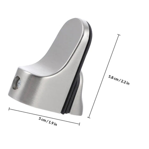Heavy Duty Adjustable Shelf Brackets Zinc Alloy For Wall Mount Floating Shelves showing dimensions and smooth finish.