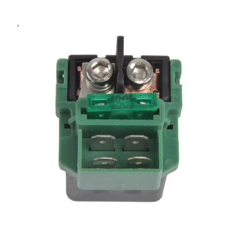12V Motorbike Electrical Solenoid Starter Relay Ignition Switch for CB600 CBF600 CBR600RR FJS600 FSC600A NT650 XL650 SLR650 Plug and Play Easy Install No Drilling Replacement, front view