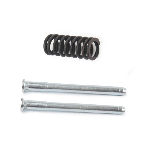 Door Hinge Repair Kit Full Set With Pins Springs And Bushings For Front And Rear Doors DIY Direct Replacement No Drilling Required Easy Install Quick Fix Compatible With Most Cars And Models, showing metal pins and a spring