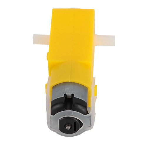 60mm Mecanum Wheel for TT Motor with yellow casing, ideal for DIY smart robot projects and omnidirectional movement setups.