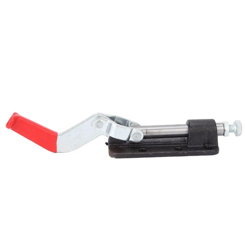 Heavy Duty Push Pull Toggle Clamp Built Tough For Welding Equipment Installation Quick Fix Fixture With Stable Clamp Force Iron And Plastic Construction Model 36330M red-handled clamp