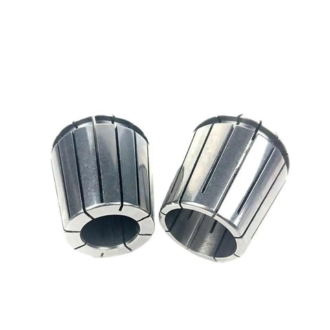 Versatile 6-Piece ER40 Chuck Collet Set Spanning 27mm To 32mm For Precision Machining Jobs featuring shiny steel collets.
