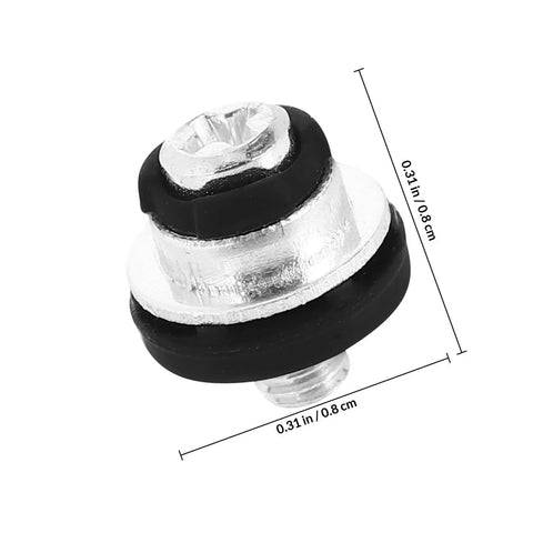 Mini PC Screw Set 10 Pieces Shockproof Mounting Screws M3 8x8.7mm close-up showing dimensions and shockproof design for electronics repair
