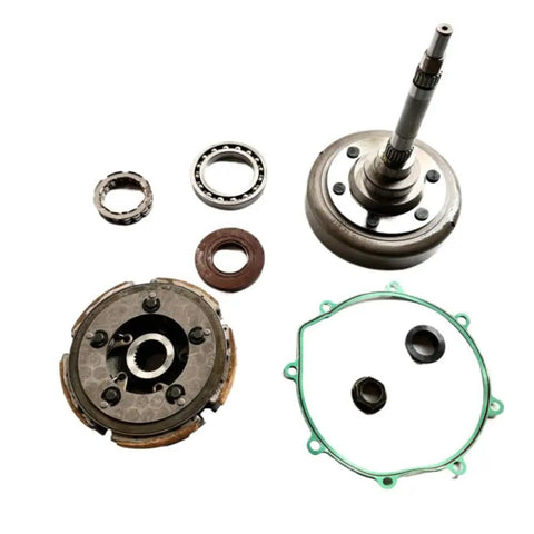 Hella Solid Wet Shoe Clutch Assembly For Atv Utv 400Cc Models Drum Housing Carrier With One Way Bearing Kit and Drop In Hardware.