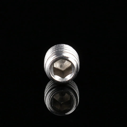Close-up of a stainless steel screw from 200 Piece Hex Set Screw Kit Stainless Steel M3 M4 M5 M6 M8 Socket Screws For Machinery