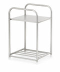 Metal Storage Rack On Wheels Floor Standing Movable Shelving Unit For Easy Organization Rust Resistant Go-To Organizer