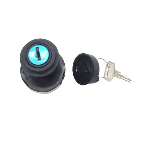 Straight Up Drop In Key Ignition Switch Painted Black For Heavy Fleet Maintenance smooth throw with matching key.