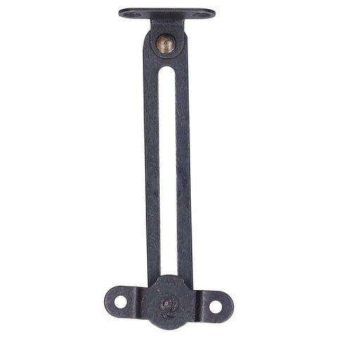 Retro Iron Cabinet Door Hinge With Spring Support For Furniture Bookcase And Wardrobe Comes With Screws shown vertically
