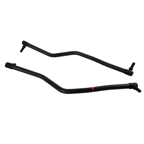 Left And Right Steering Drag Link Set For Craftsman Husqvarna Lawn Tractors Fits Weedeater Poulan Pro LH RH 532194740 532194741 Durable Replacement Upgrade No Fuss Install. Black steel steering drag links, pair