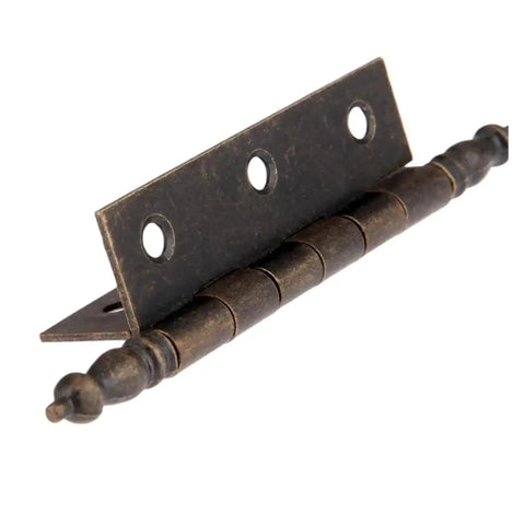 Self Closing Reversible Door Hinge With Antique Bronze Finish 6 Hole Mount Heavy Duty Cabinet And Furniture Hardware For Doors Jewelry Boxes Cabinets And More Go To Everyday Favorite For Home Or Office