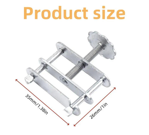 Beefy Stainless Steel Telescopic Hose Clamps With Adjustable Screws For Flow Control Waterproof Tubing Clips solid clamp bolts