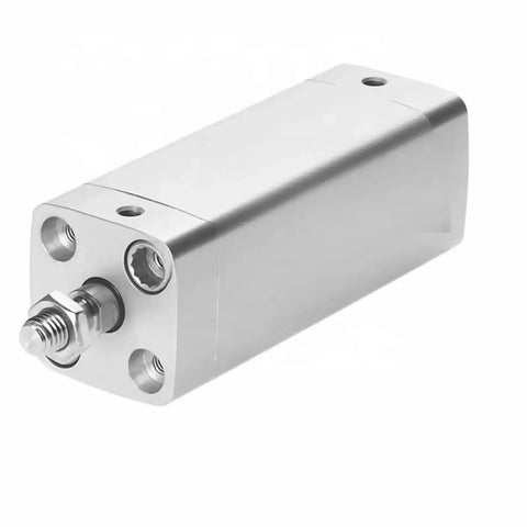 Bad Boy Compact Pneumatic Actuators With Heavy Duty Piston Rod Cylinders in silver, 10mm bore size for compact automation solutions.