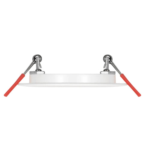 Side view of Ultra Slim LED Integrated Recessed Lighting Kit Four Pack 6 Watts Energy Star IC And Wet Rated Dimmer Compatible