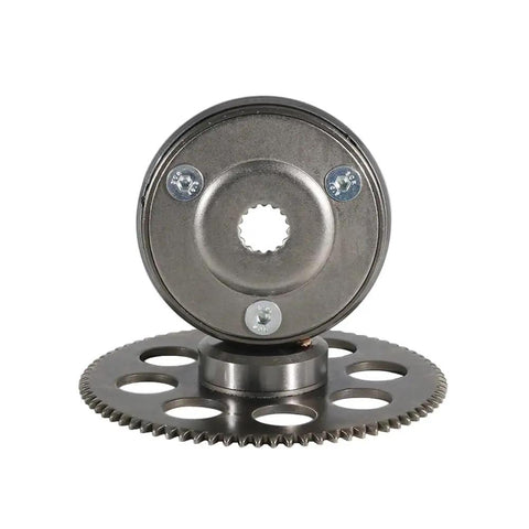 Top Shelf Motorcycle Starting Clutch Bearing For DS70 DS90 X ATV Quad Rock Solid design showing front view with holes and screws.