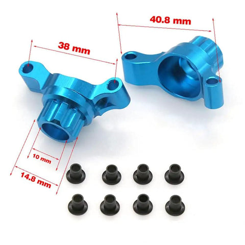 TT02 On Road RC Car Upgrade Part Kit With Aluminum CVD Steering Cups for Tamiya TT02 1 10 Scale On Road Vehicle in blue