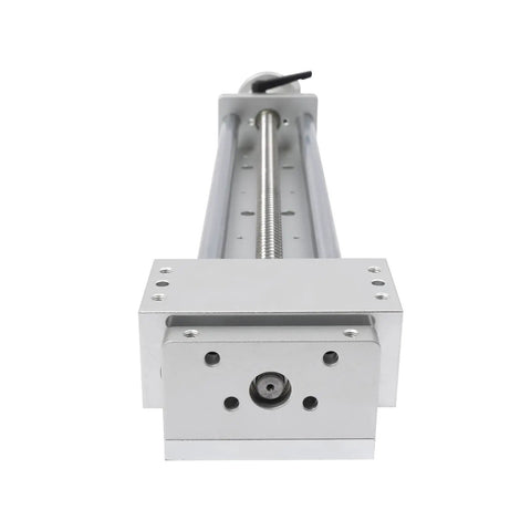 Pro Grade Linear Stage Actuator With XYZ Double Linear Rail And 400mm Ballscrew, Manual Sliding Table For DIY Router Controller, front view