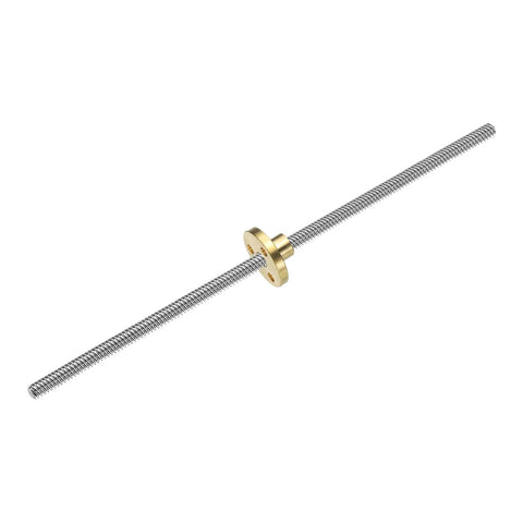 Beefy 4 Pack T5 Lead Screw Brass Nut With Acme Thread Pitch 1mm Lead 2mm Two Start Fits 5mm Diameter For Z Axis 3D Printer Brass Nut
