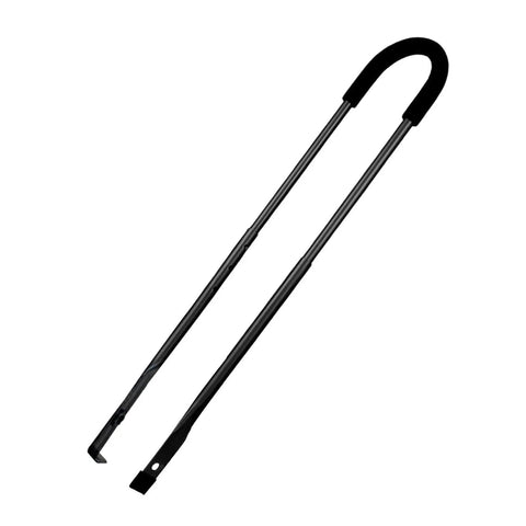 Adjustable Bike Training Handle For Kids, Parental Stabilization Bar And Multi Position Balance Trainer, metal handle with black grip