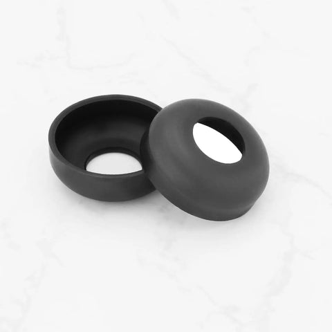 Two Pack Three Eighths Inch Steel Rear Hub Cups For Mountain Bike Axle Front And Rear Wheel Bearings Durable Black Replacement Parts