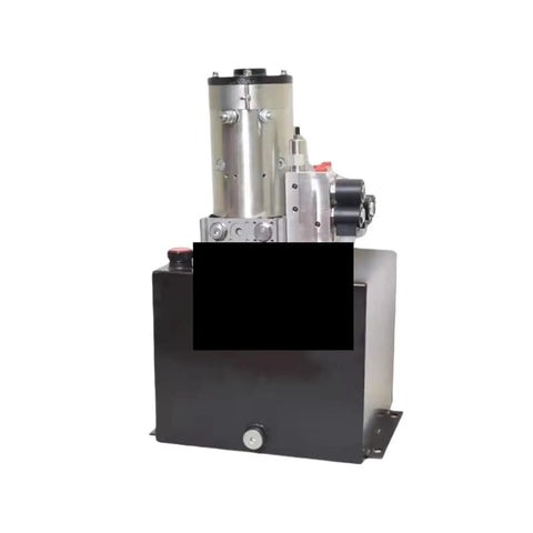 Power Up Your Electric Stacker With This Slick 24 Volt DC Hydraulic Power Unit Built From Heavy Duty Cast Iron For Reliable Forklift Lift Performance, featuring a robust cast iron housing.