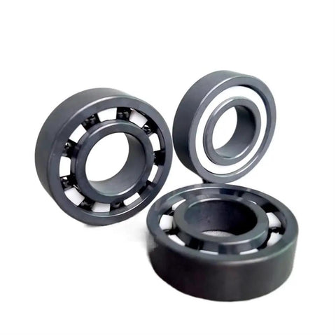 Top Tier Silicon Nitride Ceramic Bearing 6000 Series 10x26x8mm, precision bearings showing smooth inner design.