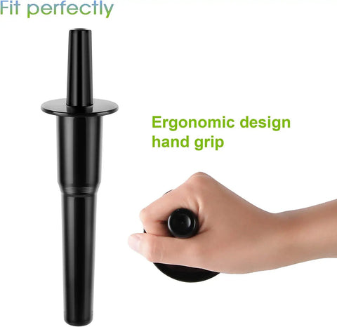 Ergonomic grip on Beefed Up Tamper Tool For Blender Replacement Fits Classic 64oz Containers BPA Free Plastic Dishwasher Safe