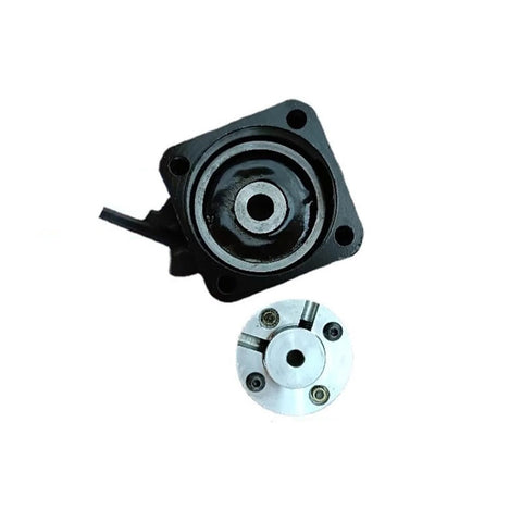 WUDOLI 42mm NEMA 17 stepper motor with power-off brake; black square housing and silver brake plate (2 pieces)