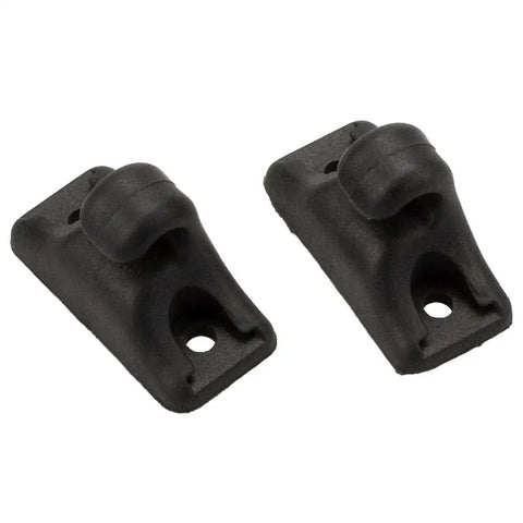Sun Visor Clip for Porsche 924 944 968, Black Retainer Clip Set, Solid OEM Replacement, Fits 94473143900, Two Piece Visor Holder Clip