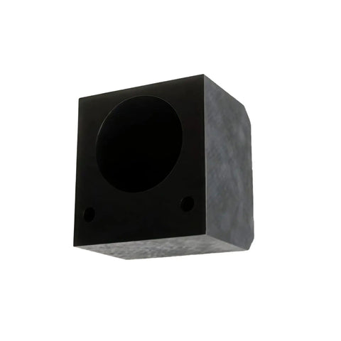 Top Shelf Replacement Slider For Boom Lifts And Aerial Platforms Model 96595 96595GT heavy duty black slide guide with circular slot.