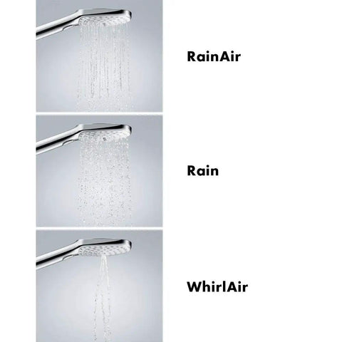 Raindance Select E120 Low Flow Hand Shower With 2.0 GPM And Three Spray Modes: RainAir, Rain, WhirlAir Chrome Finish
