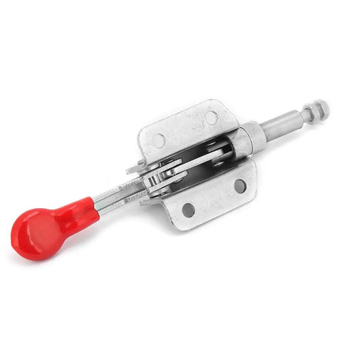 Push-Pull Clamp With Quick Toggle Action For Secure Hold On Workpieces Delivers Up To 60kg 132lbs Beefy Clamping Power, 10mm Range, Great For Woodworking And Metalworking Projects GH-36070 red handle steel push-pull clamp