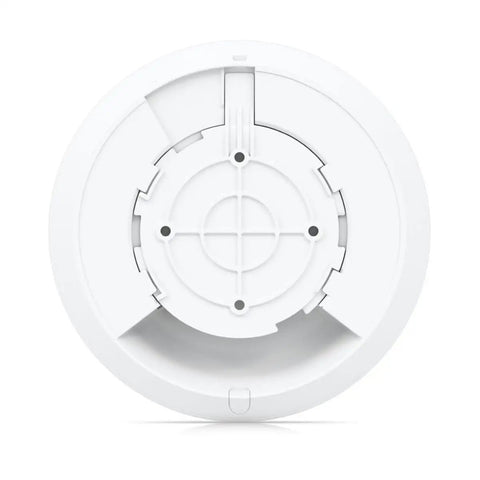 Back view of a mounting plate for Blazing Fast Dual Band Wireless Access Point With 3 Gbps Throughput For Business Networks IEEE 802.11 A B G N A C A X Ready Enterprise Grade High Performance Internet Coverage.